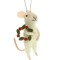 christmas mice from felt